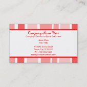 retro strepen: 2 ruimden op: visitekaartje (Achterkant)