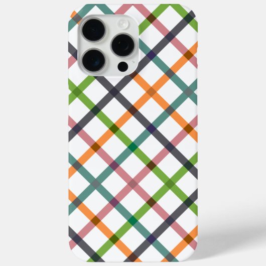 Retro Strepen Case-Mate iPhone Case (Achterkant)