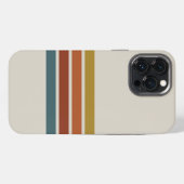 Retro Strepen iPhone Hoesje (Achterkant horizontaal)