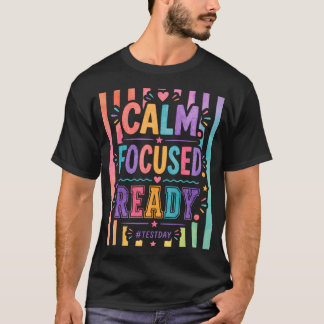 Retro Strepen Je Krijgt Dit Testdag Toetsing T-shirt