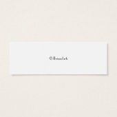  retro strepen, TO: VAN: Mini Visitekaartjes (Achterkant)