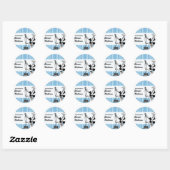 Retro Strepen "Uit de Keuken" sticker (Vel)