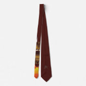 Retro Stretch Automobile Car Necktie Design Stropdas (Achterkant)