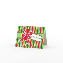 Retro Strik Kerstkaart