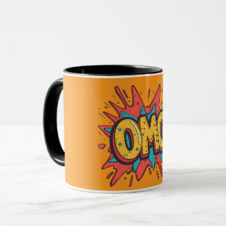 Retro strip “OMG!” Pop Art koffiemok Mok