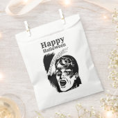 Retro stripboek man schreeuwt aangepaste tekst Hal Bedankzakje (Geknipt)