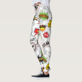 Retro stripboek Pop Art broek Leggings (Links)