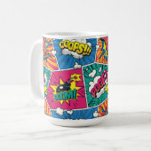 Retro stripboek - Pop Art Koffiemok (Voorkant links)