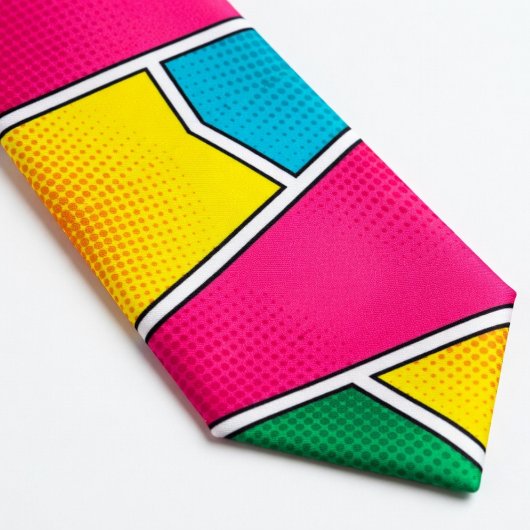 Retro stripboek stropdas