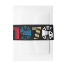  Retro Stripe 1976 50ste verjaardag of reünie