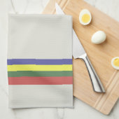 Retro Stripe 2 keukenhanddoeken (Quarter Fold)