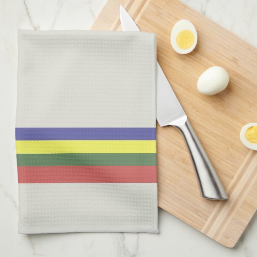 Retro Stripe 2 keukenhanddoeken (Quarter Fold)