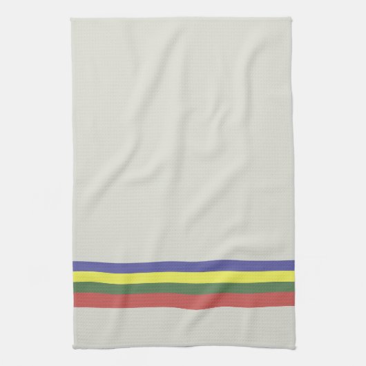 Retro Stripe 2 keukenhanddoeken (Verticaal)