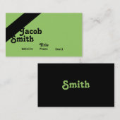 Retro Stripe 70-Visitekaartjes Visitekaartje (Voorkant / Achterkant)