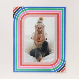 Retro Stripe  foto 16x20 1970s Puzzle Legpuzzel