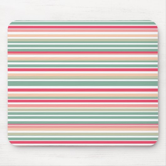 Retro Stripe Mousepad Muismat (Voorkant)
