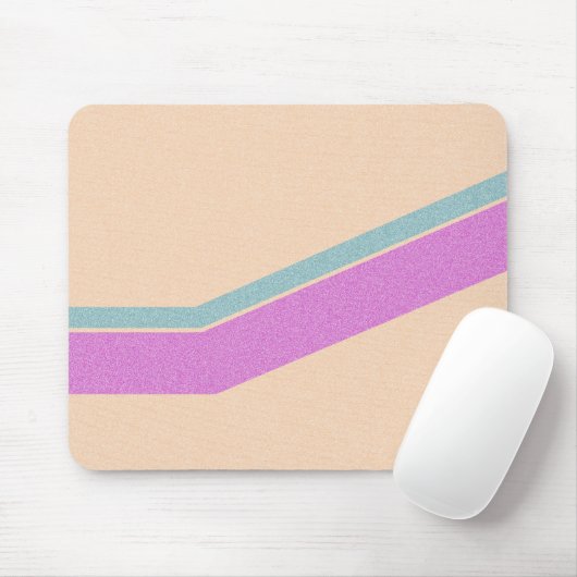 Retro Stripe Mousepad Muismat (Met muis)