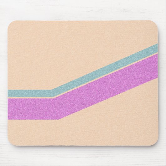 Retro Stripe Mousepad Muismat (Voorkant)