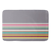 Retro Stripe Patroon Badmat (Voorkant)