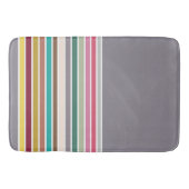 Retro Stripe Patroon Badmat (Voorkant)
