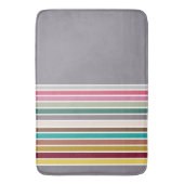 Retro Stripe Patroon Badmat (Voorkant Verticaal)