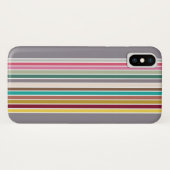 Retro Stripe Patroon iPhone / iPad Case (Achterkant (horizontaal))