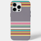 Retro Stripe Patroon iPhone / iPad Case (Achterkant)