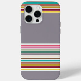 Retro Stripe Patroon iPhone / iPad Case