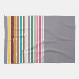 Retro Stripe Patroon Keukenhanddoek