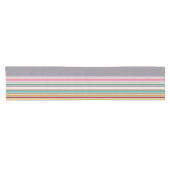 Retro Stripe Pattern Table Runner Korte Tafelloper (Horizontaal)