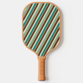Retro Stripe Pickleball Paddle (Voorkant)