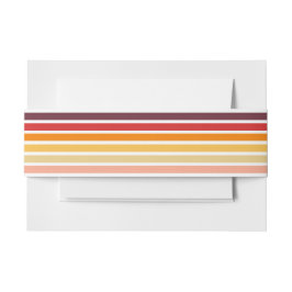  Retro Stripe Sun Verjaardag Gift Cadeau Uitnodigingen Wikkel