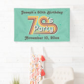 Retro Striped 70's Party Spandoek (Insitu)
