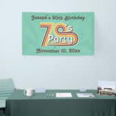 Retro Striped 70's Party Spandoek (Beurs)