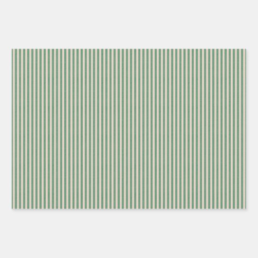 Retro striped boho wrapping paper for Christmas (Voorkant 3)