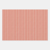 Retro striped boho wrapping paper for Christmas (Voorkant)