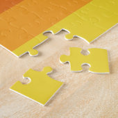 Retro Striped Color Pattern van 70 s Legpuzzel (Zijkant)