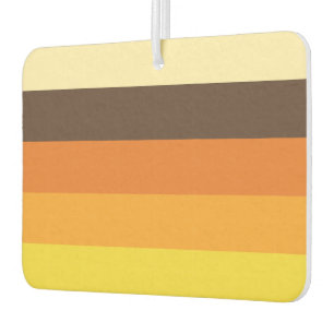 Retro Striped Color Pattern van 70 s Luchtverfrisser