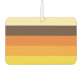 Retro Striped Color Pattern van 70 s Luchtverfrisser (Voorkant)