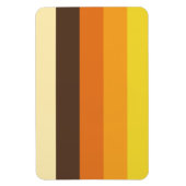 Retro Striped Color Pattern van 70 s Magneet (Verticaal)
