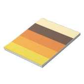 Retro Striped Color Pattern van 70 s Notitieblok (Linkerzijde)