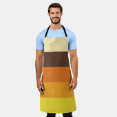 Retro Striped Color Pattern van 70 s Schort (Gedragen)