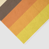 Retro Striped Color Pattern van 70 s Tissuepapier (Detail)