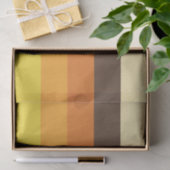 Retro Striped Color Pattern van 70 s Tissuepapier (Geschenk)