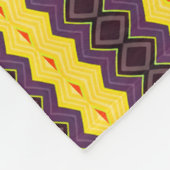 Retro Striped Fleece Deken (Hoek)