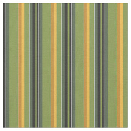 Retro Striped Green and Yellow Stof