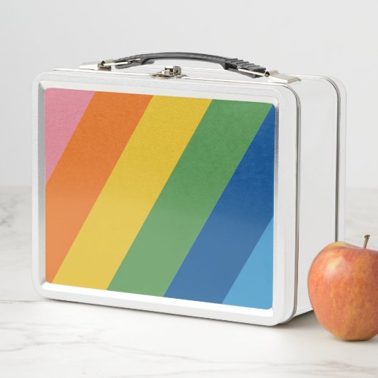 Retro Striped Lunchbox (In situ)