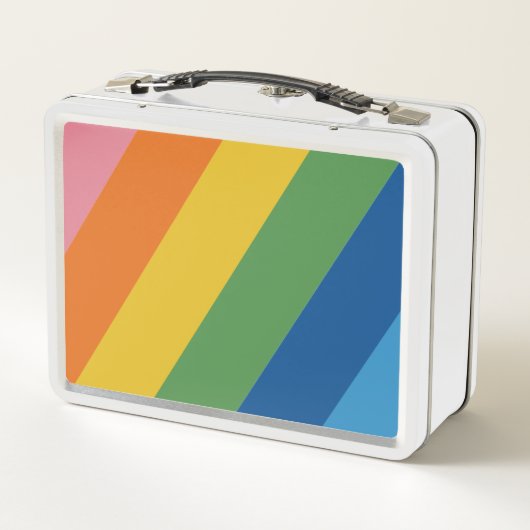Retro Striped Lunchbox (Achterkant)