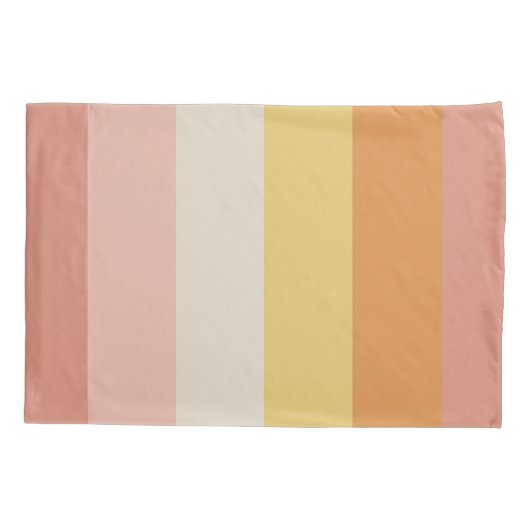 Retro Stripes - 8 Fotocollage Kussensloop (Achterkant)