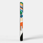 Retro Stripes Abstracte iPhone / iPad hoesje (Achterkant / Rechts)